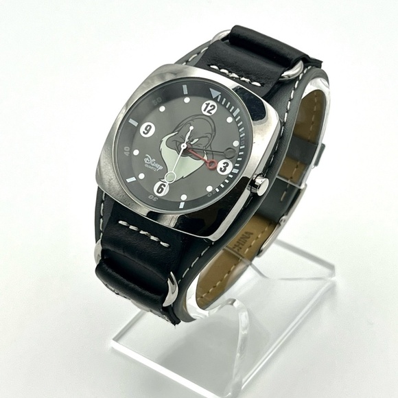 Disney Grumpy Unisex  Watch Silver, Black and Grey Working - Picture 3 of 9